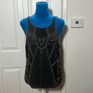 Parker Beaded Black Tank Women’s S